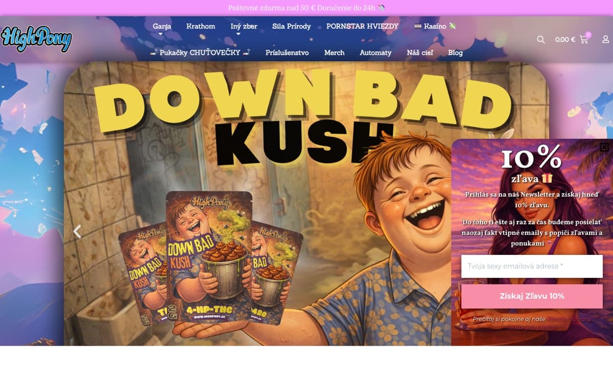 HighPony — Eshop · cannabis alternatives