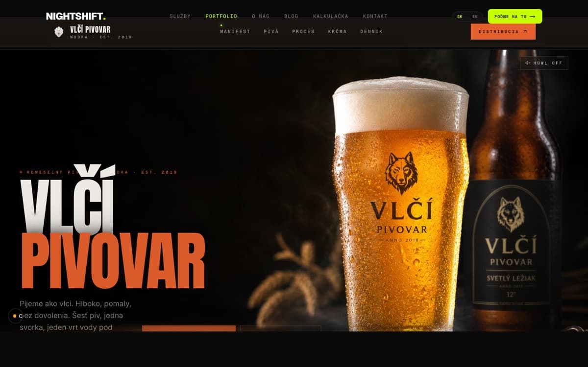 Vlčí Pivovar — Remeselný pivovar